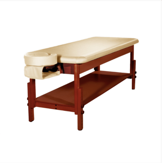 Deluxe Stationary Massage Table - Beige