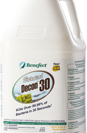 Benefect Decon30 Disinfectant 4ltr
