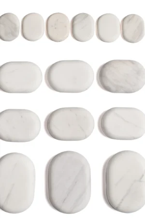 Marble Stone Massage Set - 15 Pieces